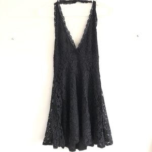 Urban outfitters lace halter party dress